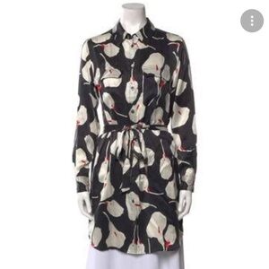 Equipment Femme silk printed tunic dress . Size S